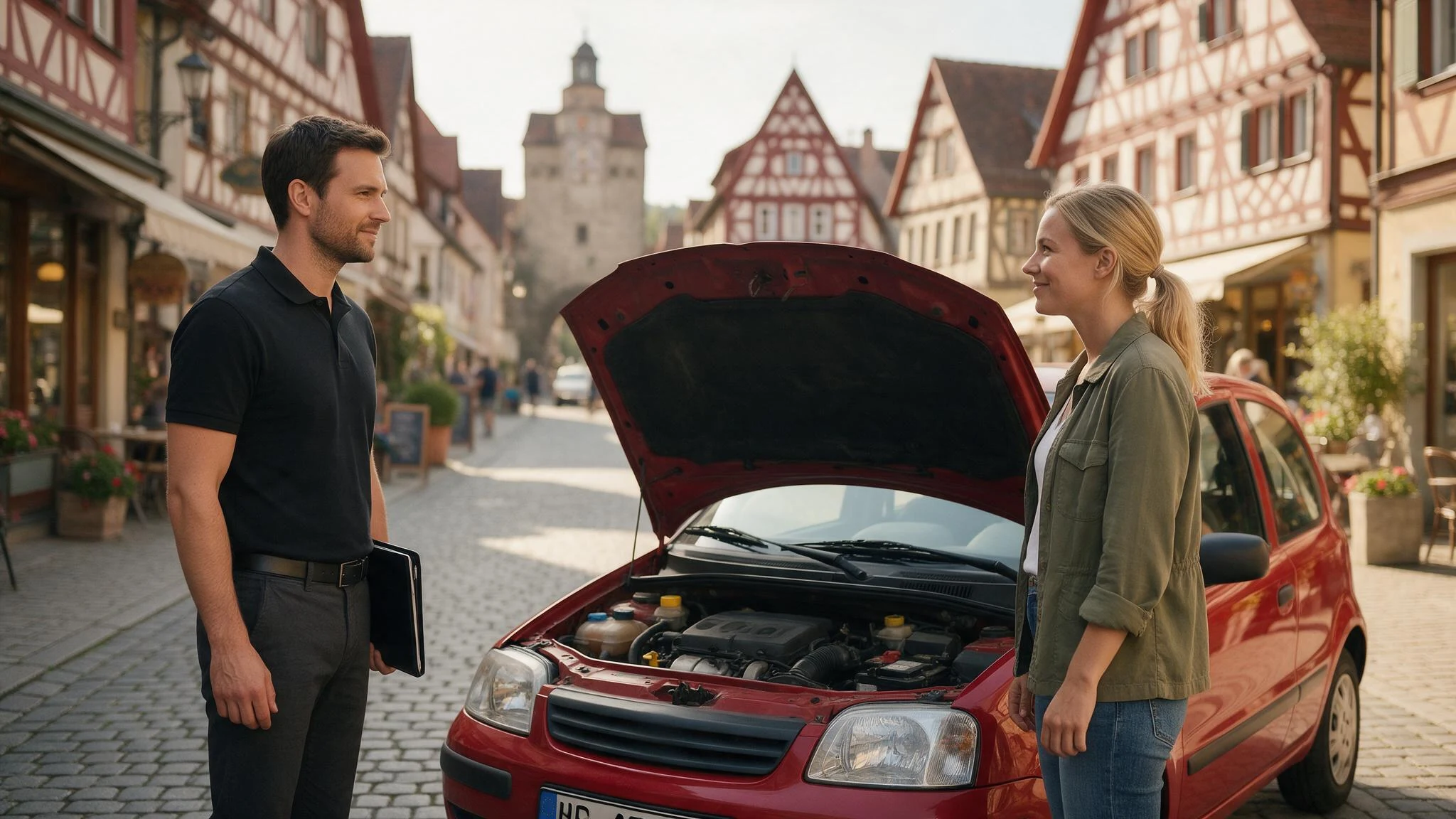 Persönliche Fahrzeugprüfung beim Autoankauf in Bräunlingen